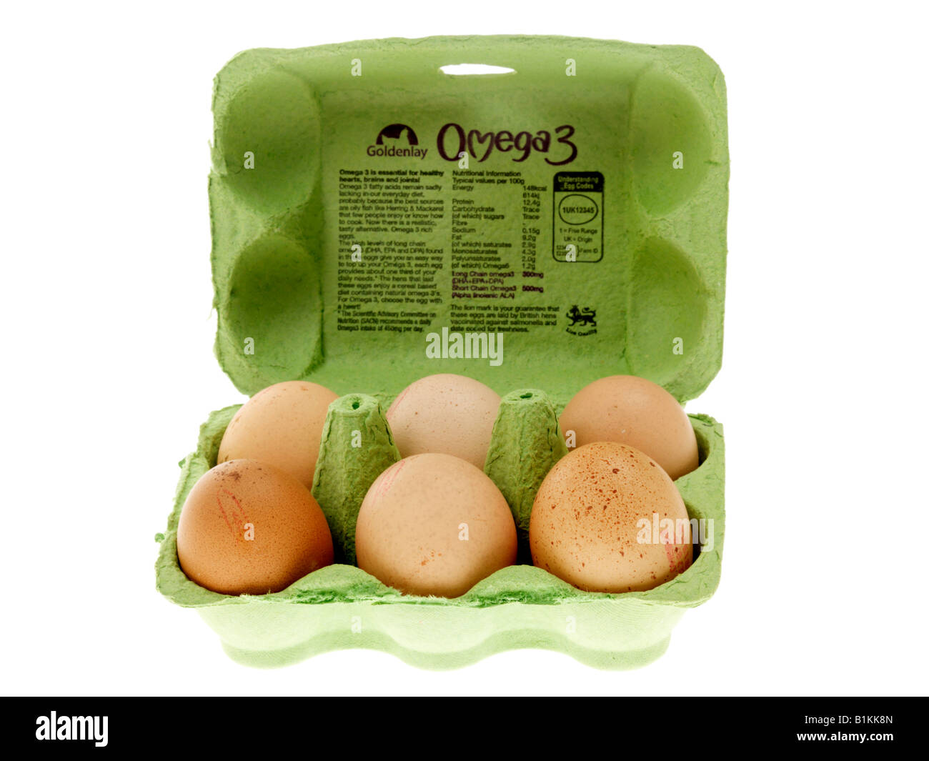 Omega 3 Eggs Stock Photo Alamy