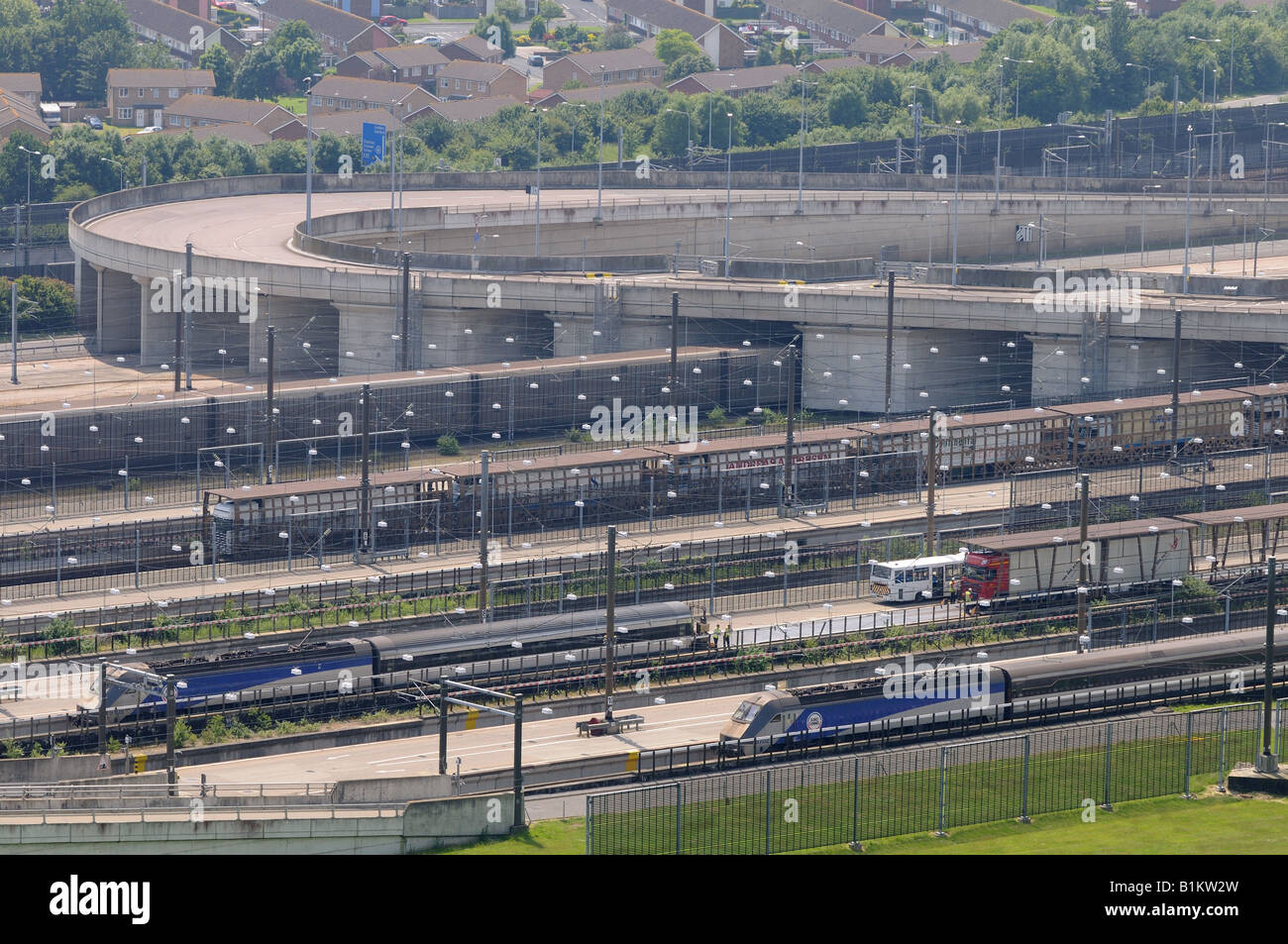 Channel tunnel folkestone Stock Photo Alamy