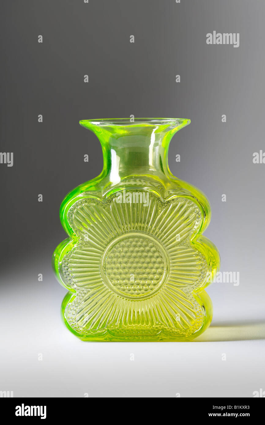 Amuletti 1733 glass vase designed by Tamara Aladin and manufactured by Riihimäen lasi in the 1970s  in Finland Stock Photo
