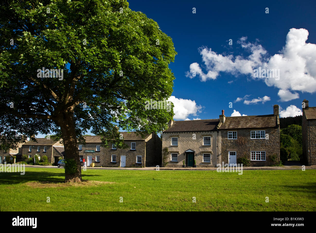 East Witton in lower Wensleydale Yorkshire Dales National Park Stock Photo