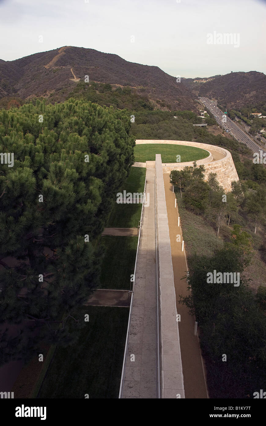 Getty Art Center Los Angeles California Stock Photo Alamy