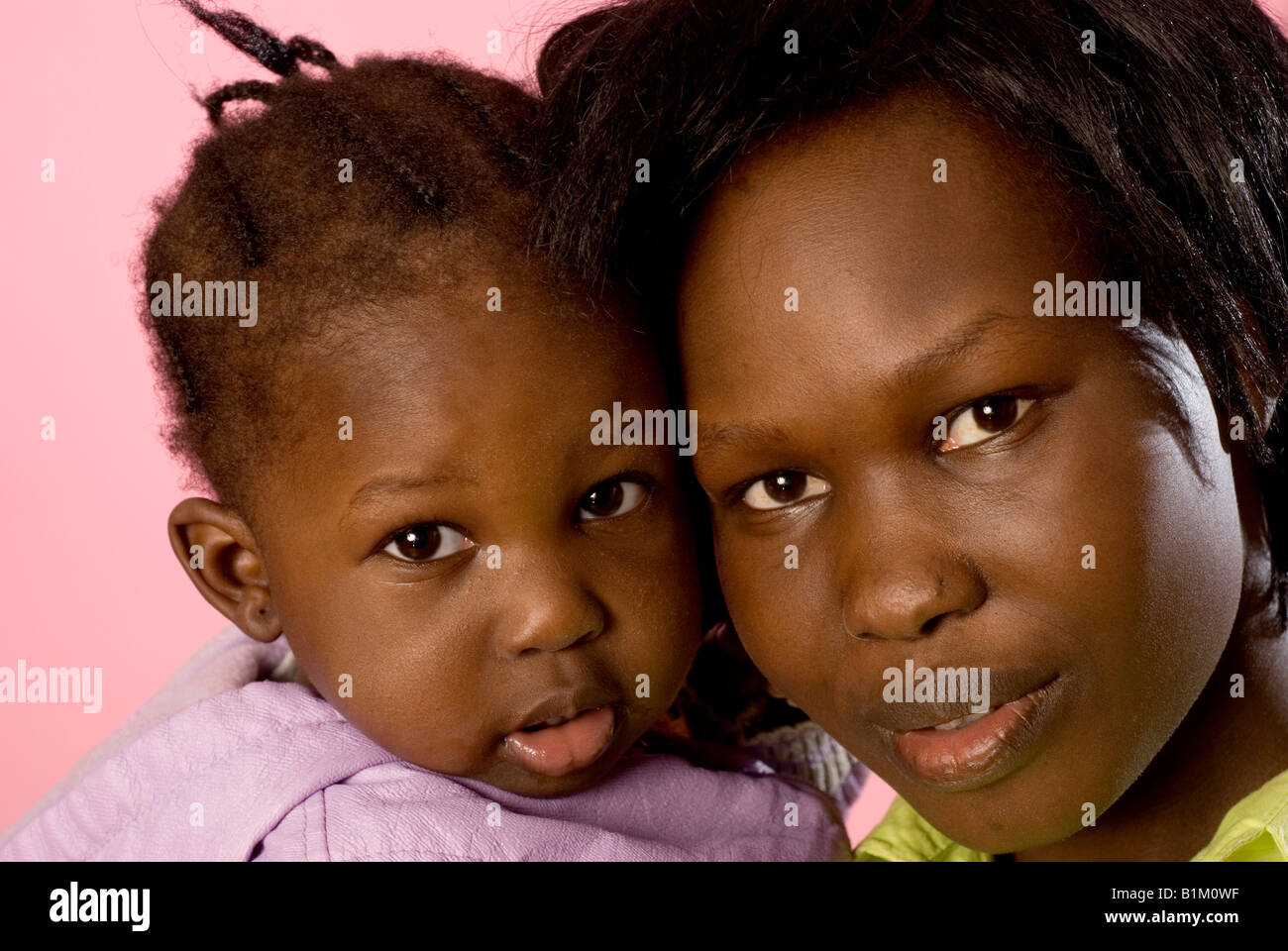 Black African Mother And Child Stock Photo Alamy