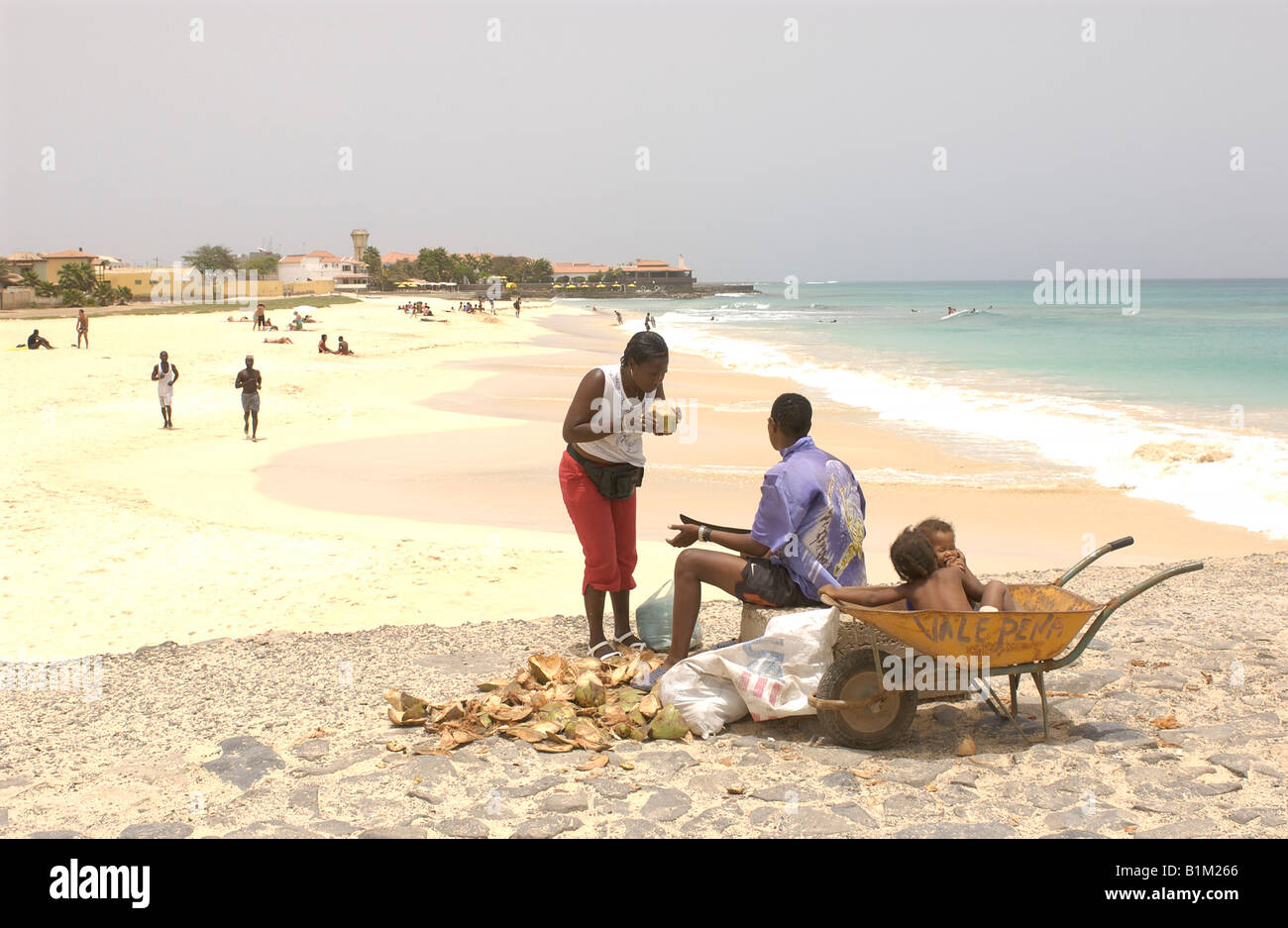 Harbour Santa Maria Cape Verde Africa Stock Photo Alamy