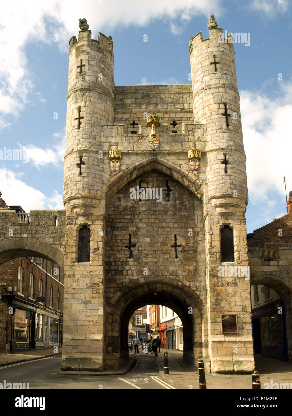 Monk Bar York Stock Photo Alamy