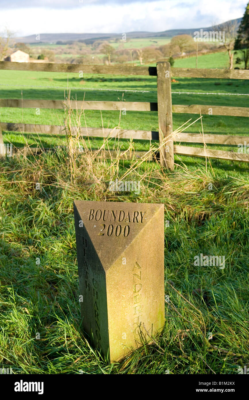 parish boundary stone Stock Photo - Alamy