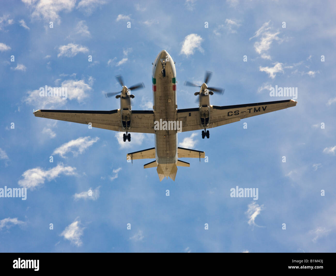 Beech 1900 twin engine turboprop aircraft Stock Photo Alamy