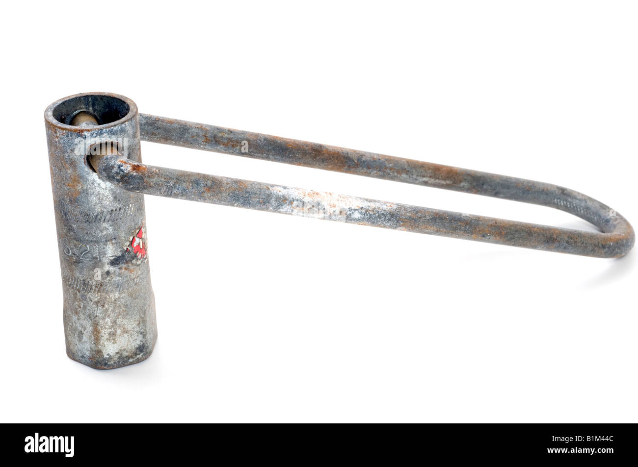 Car engine spark plug spanner Stock Photo Alamy