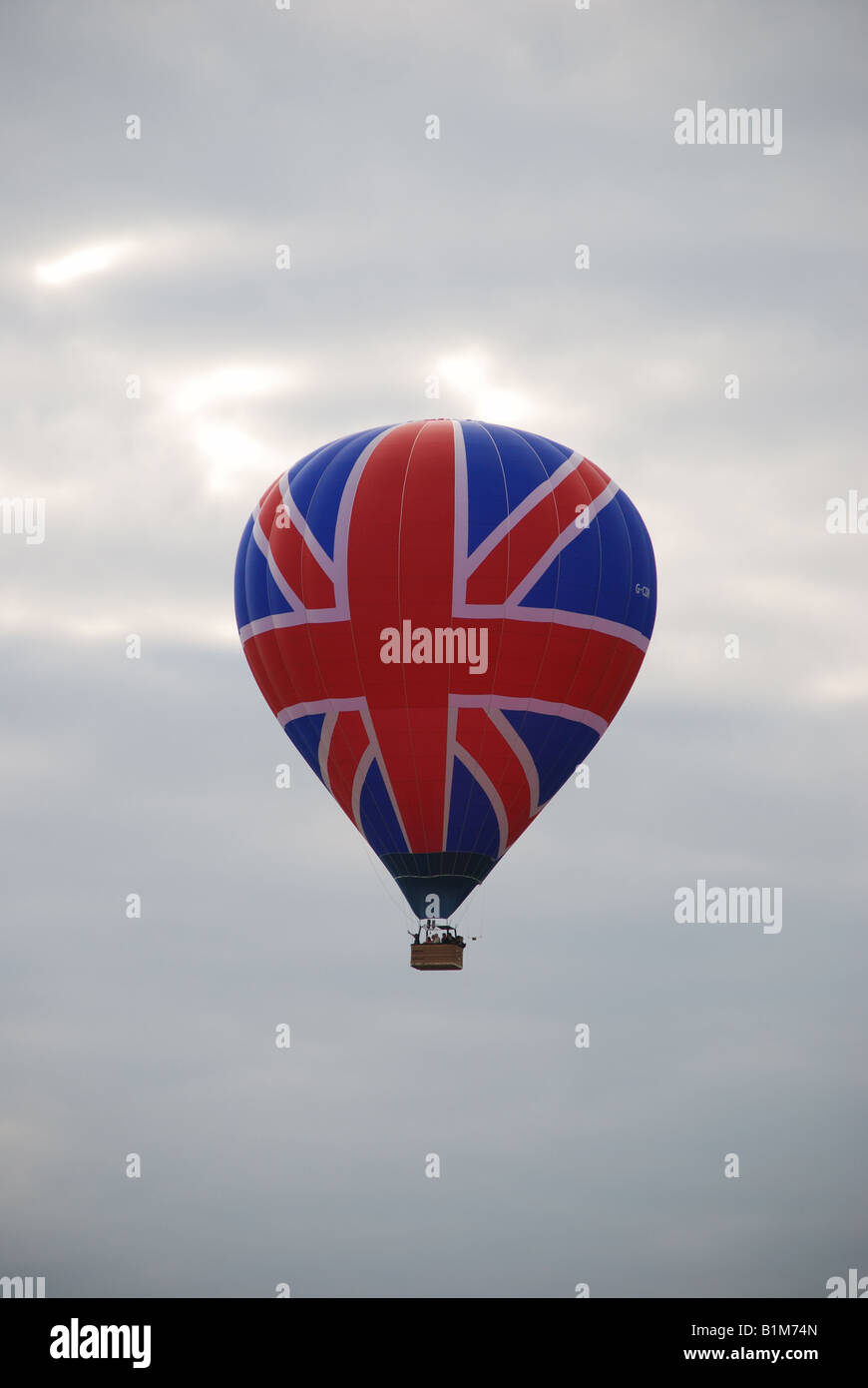 Union Jack hot air balloon Stock Photo Alamy
