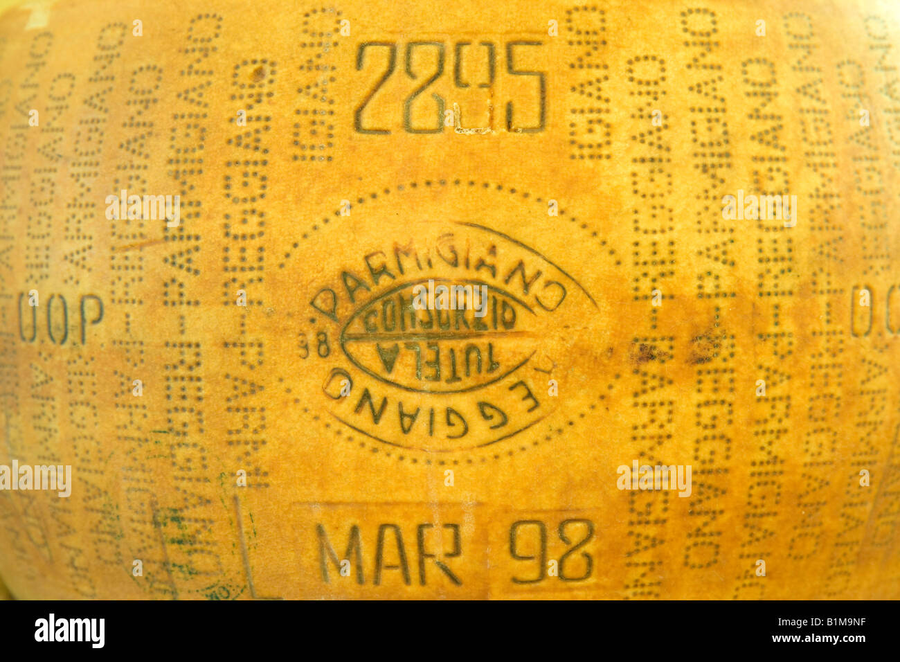 Parmesan Parmigiana cheese wheels Stock Photo Alamy