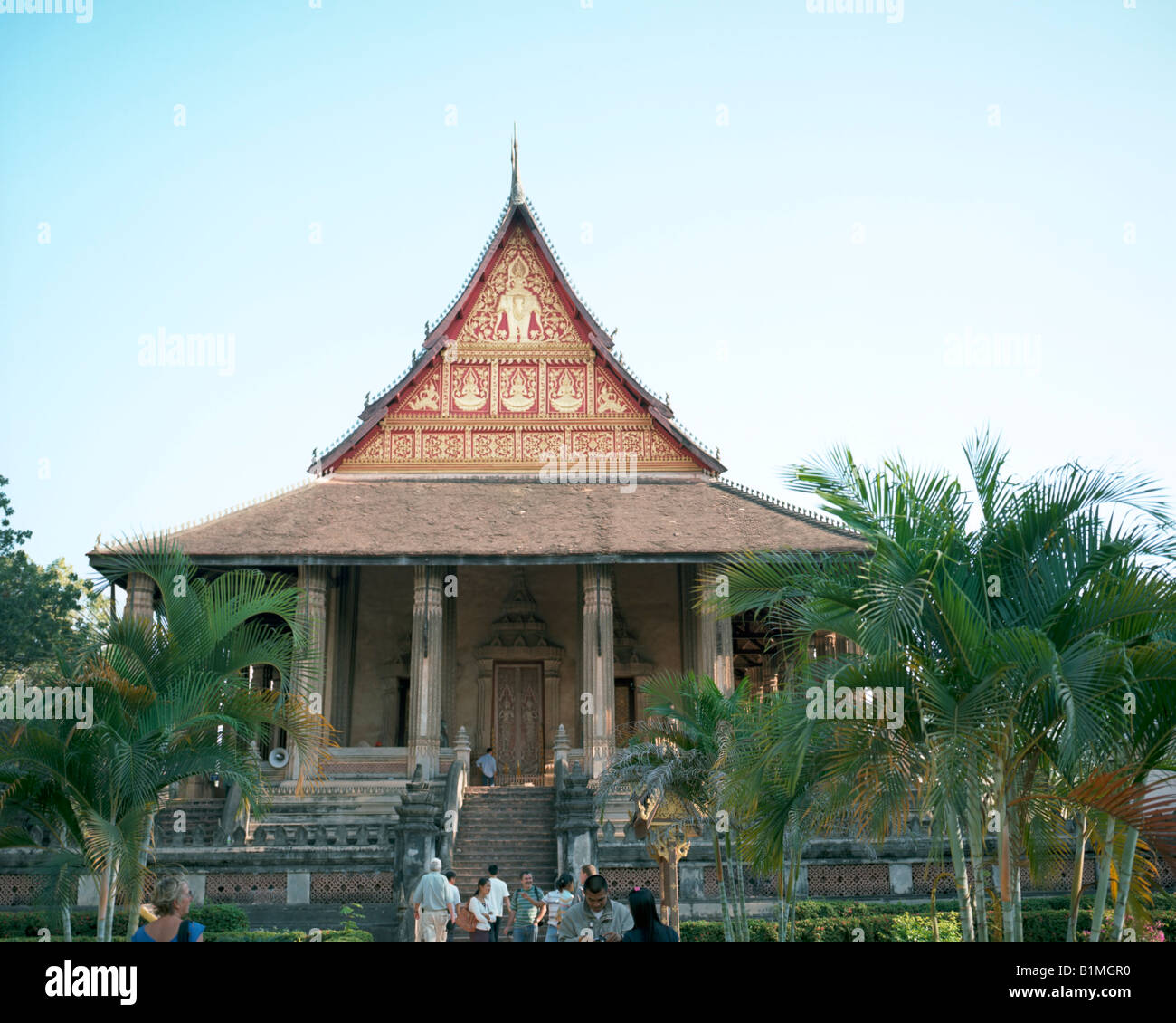 Ho Pra Keo Temple Stock Photo