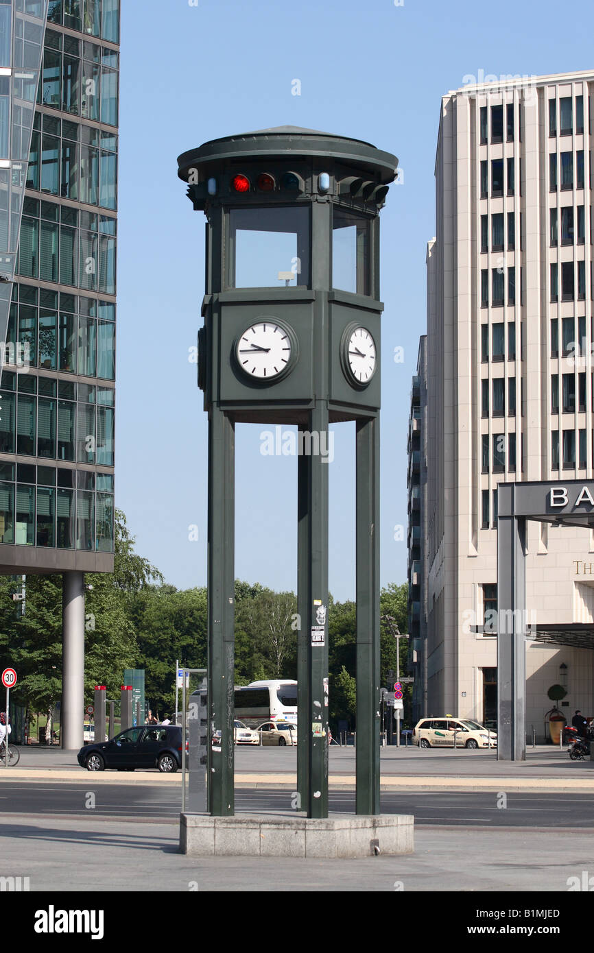 Berlin Germany Potsdamer Platz replica reconstruction of the first