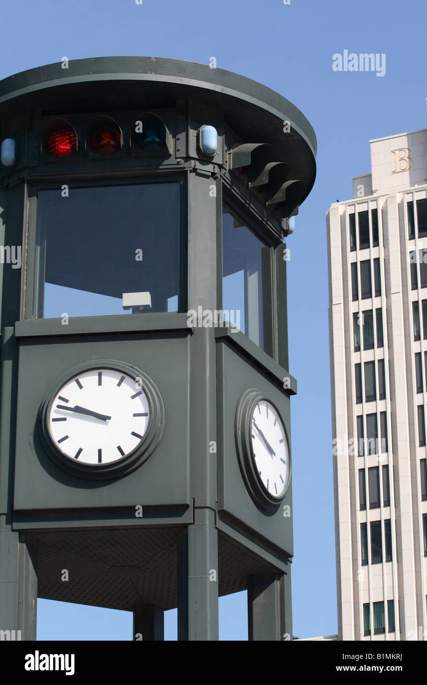 Berlin Germany Potsdamer Platz replica reconstruction of the first