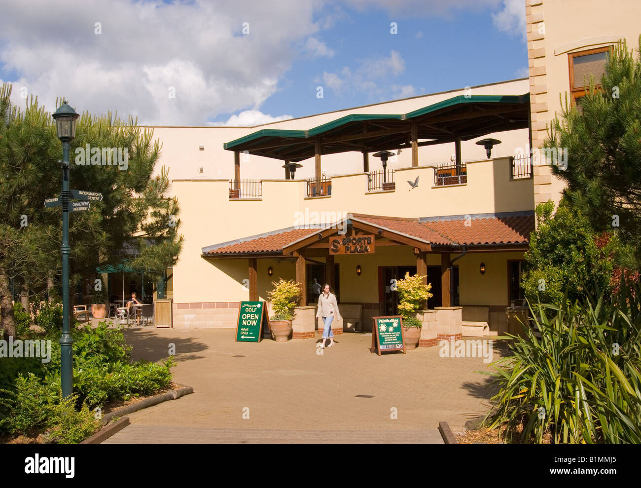 Entrance To The Sports Plaza At Center Parcs at Elveden near Thetford