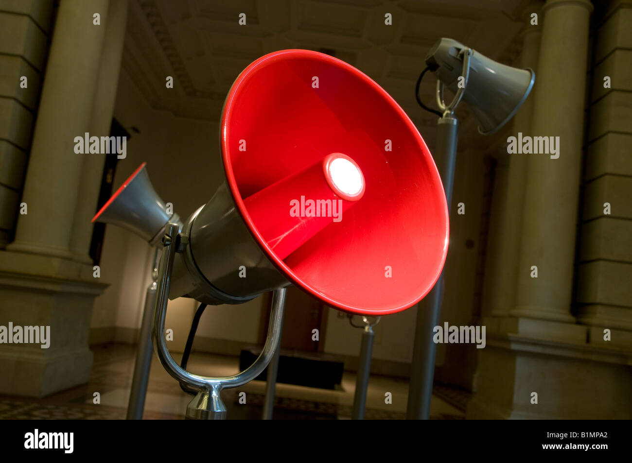Interactive station displayed at the communication gallery at the ...