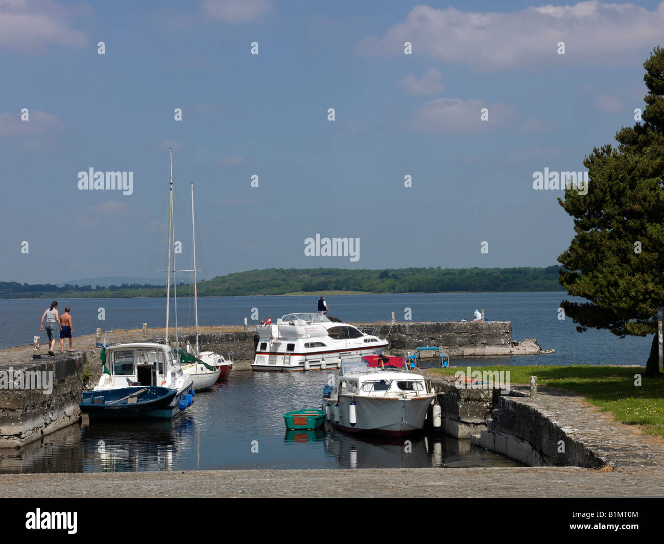 Lough Ree Longford Shannon waterway Ireland Stock Photo