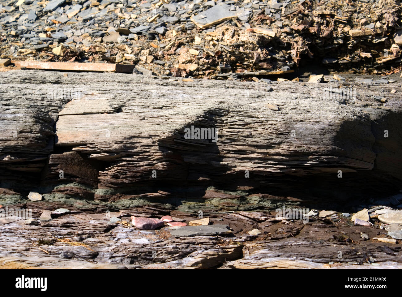 archeological fossil rock layers Stock Photo Alamy