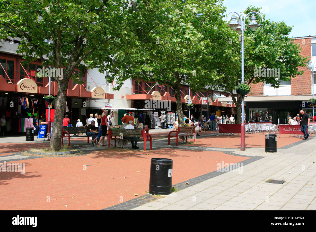 chelmsford market essex town centre england uk gb Stock Photo Alamy