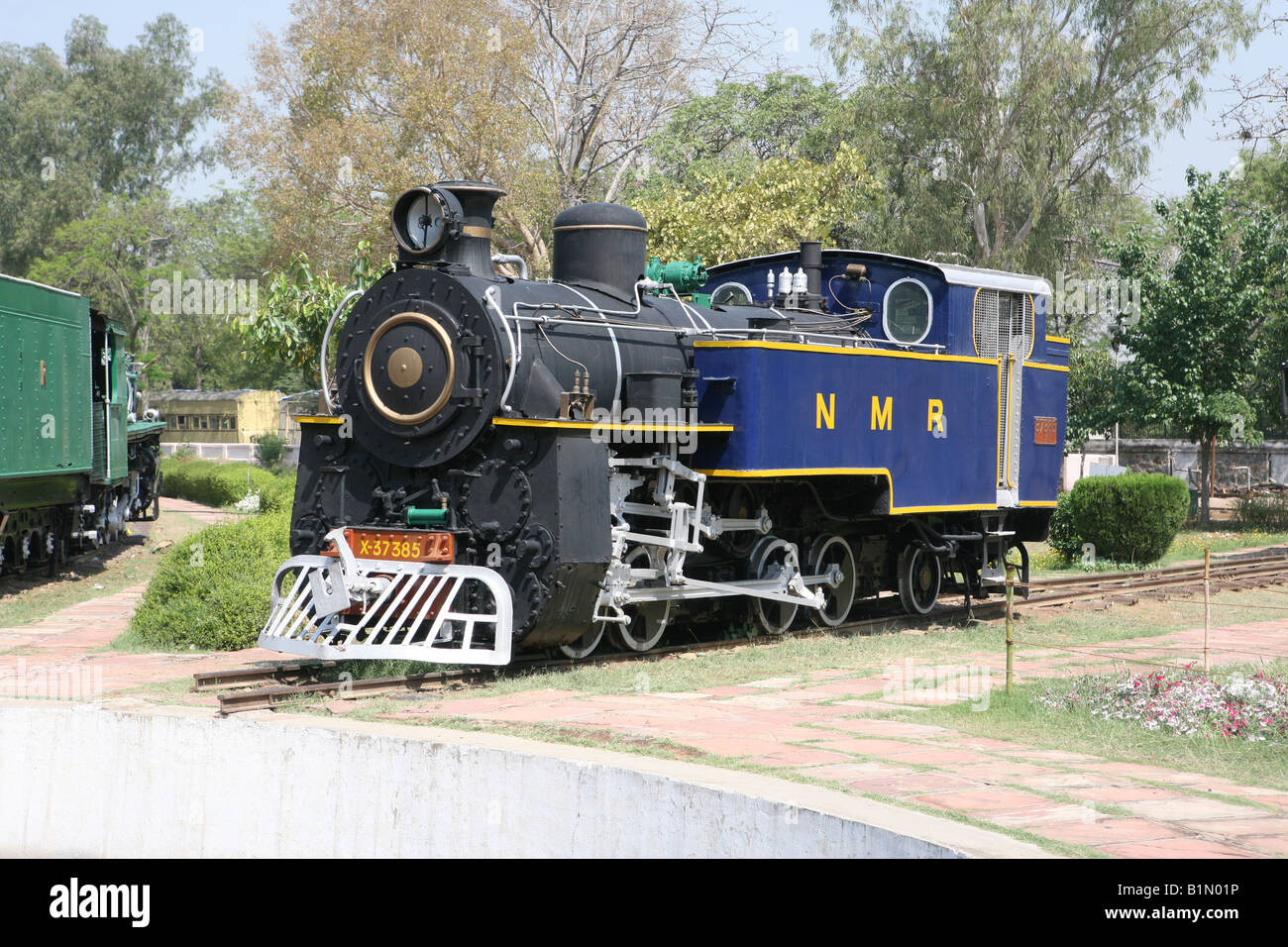steam engine or at the Delhi railway museum India Stock