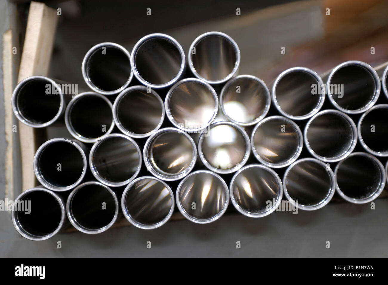 Stack of pipes Stock Photo - Alamy
