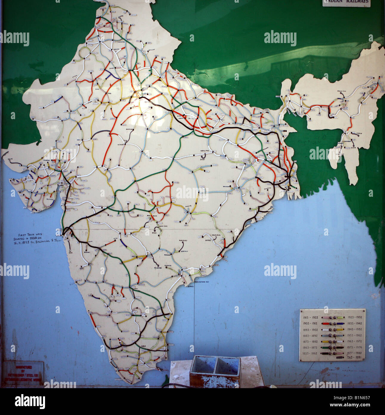 Indian railway system hi-res stock photography and images - Alamy