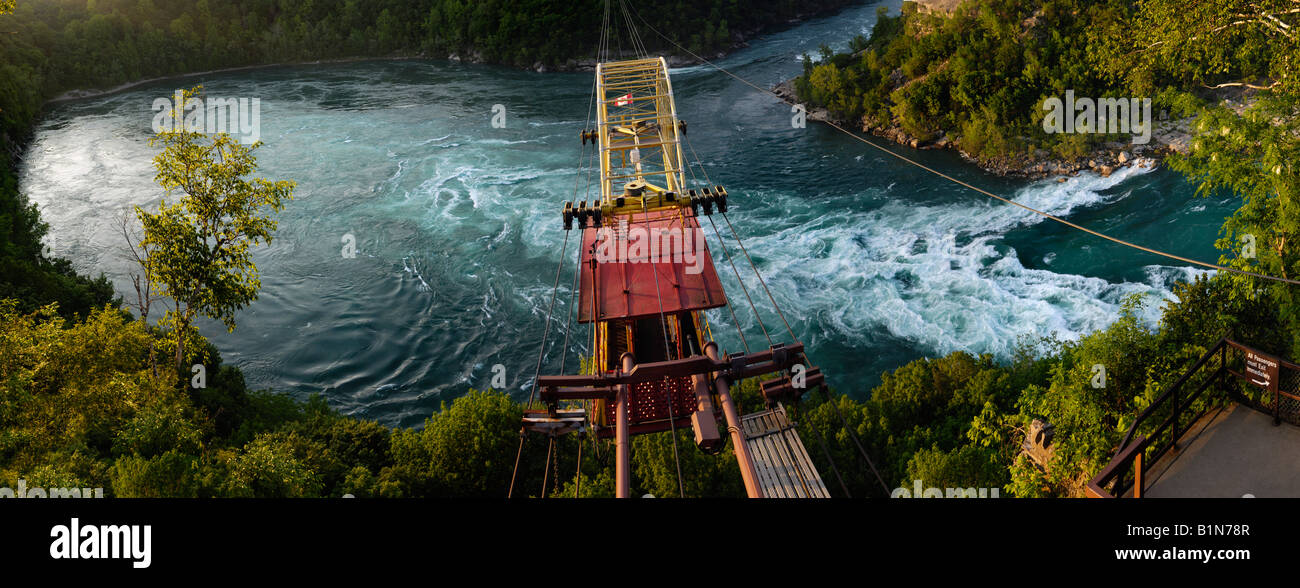 License available at MaximImages.com - Niagara Falls Whirlpool cable car Stock Photo