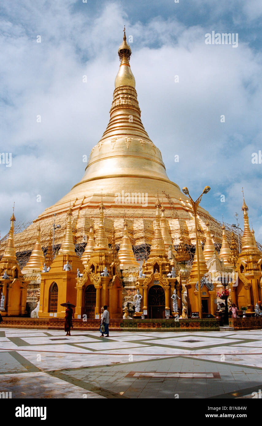 Myanmar Burma Yangon Rangoon Shwedagon Paya Stock Photo - Alamy