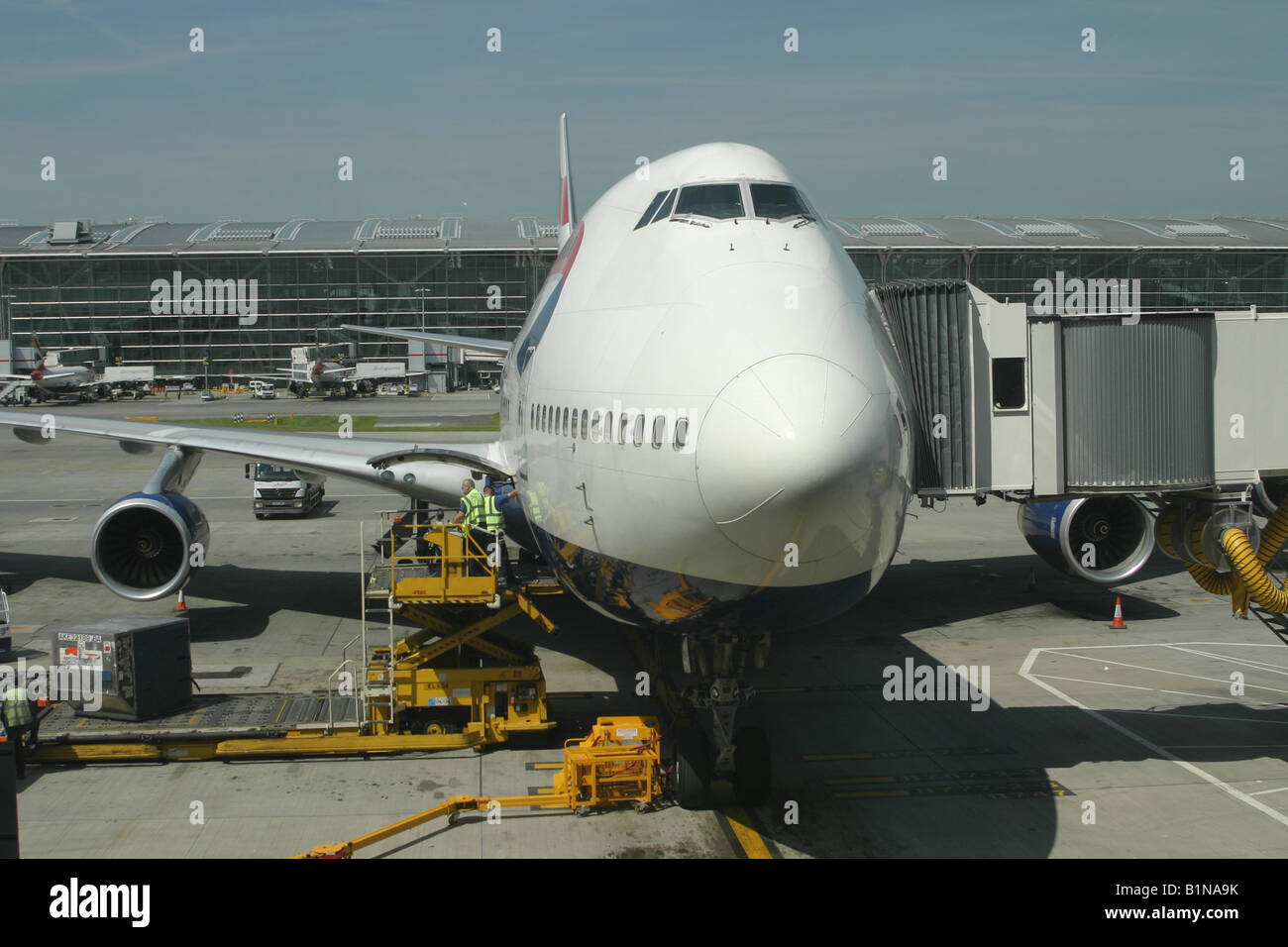 TERMINAL FIVE. 5. HEATHROW LONDON Stock Photo Alamy