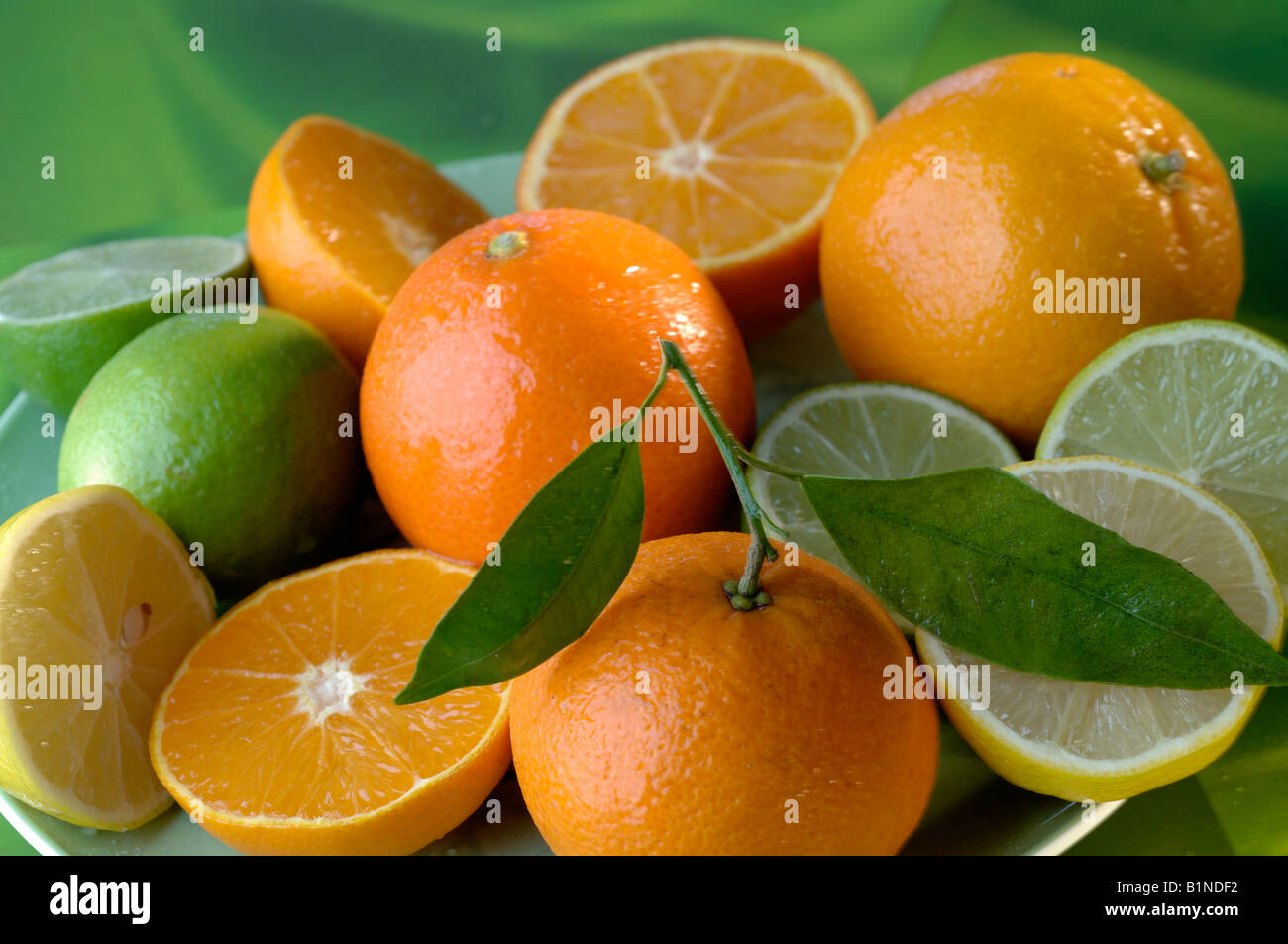 Oranges and limes Stock Photo - Alamy