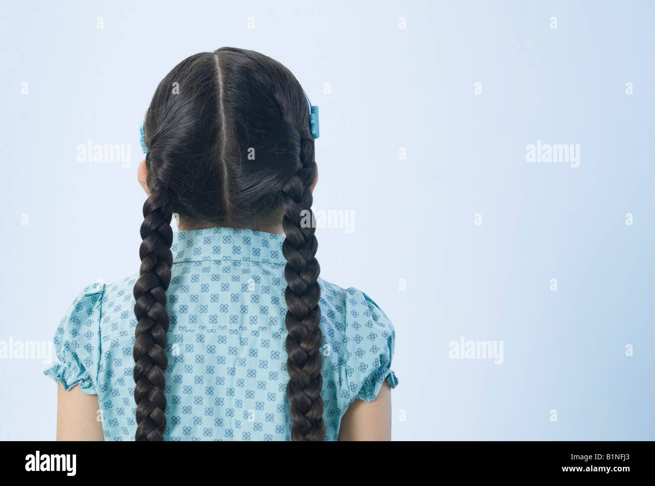 Rear view of a girl Stock Photo - Alamy