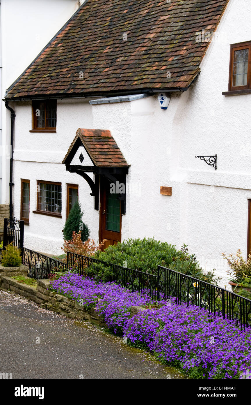 a white cottage in Dorking, Surrey, UK Stock Photo Alamy