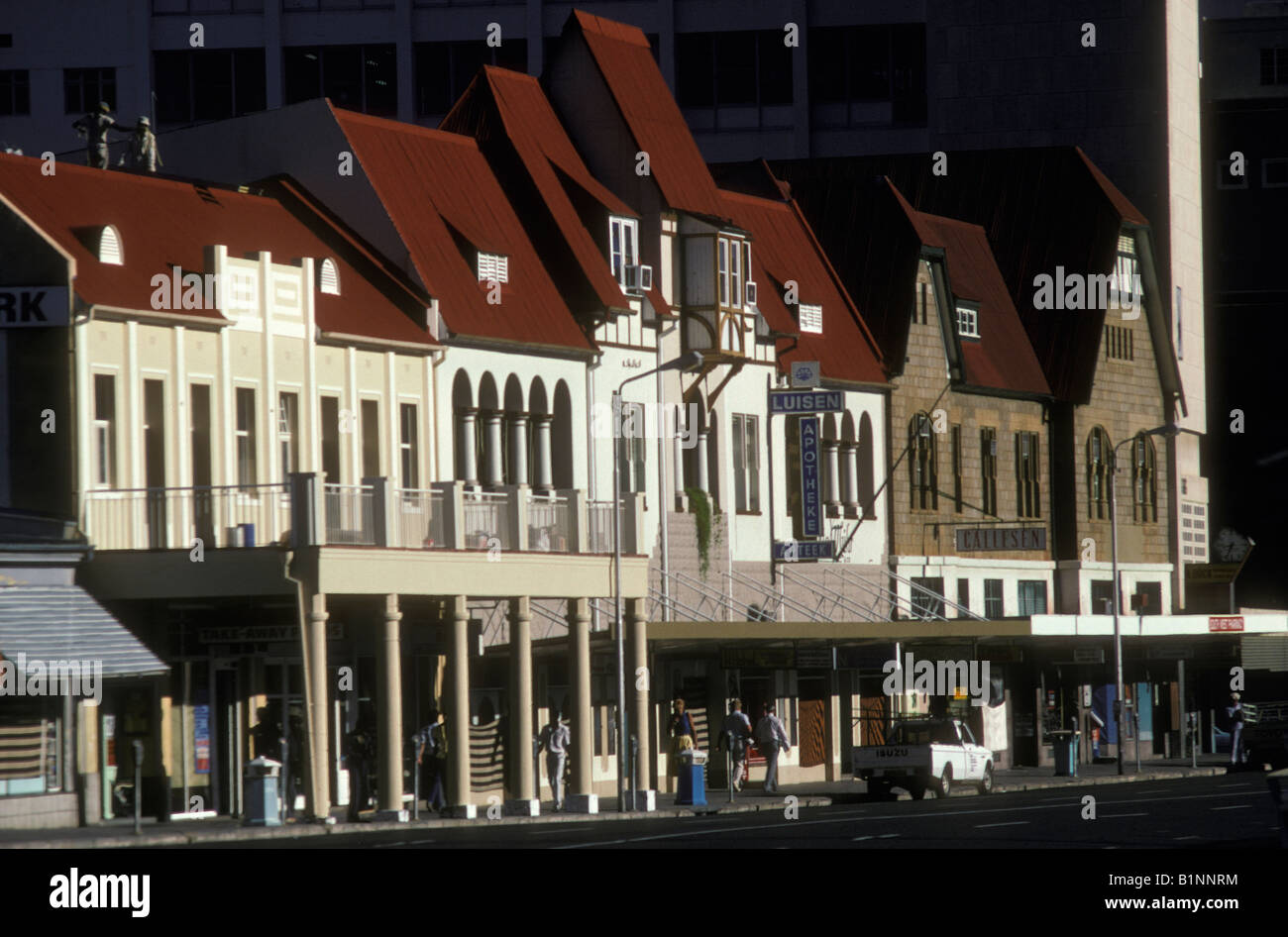 Main street in Windhoek, Namibia Stock Photo Alamy