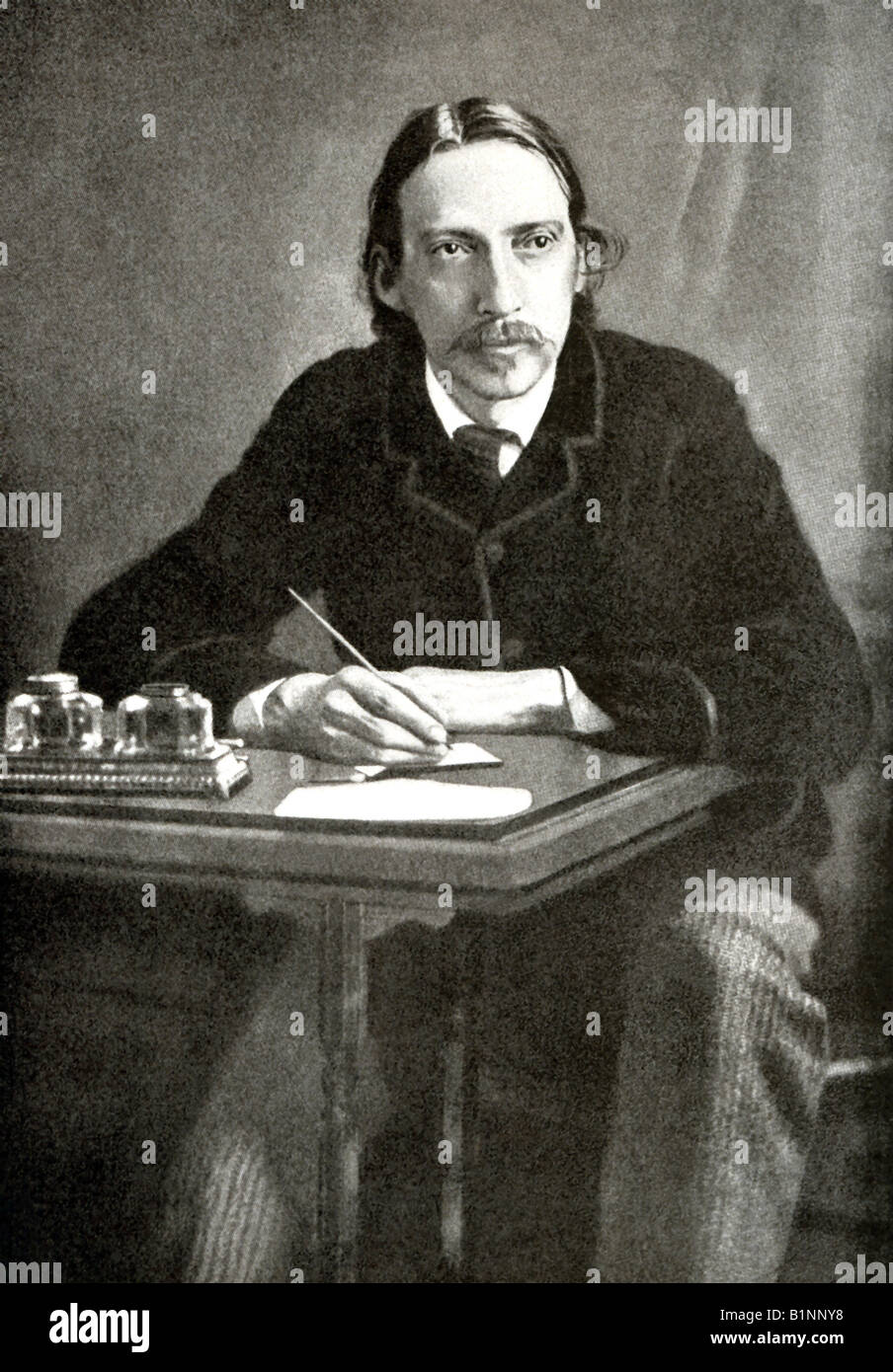 Robert Louis Stevenson Stock Photo