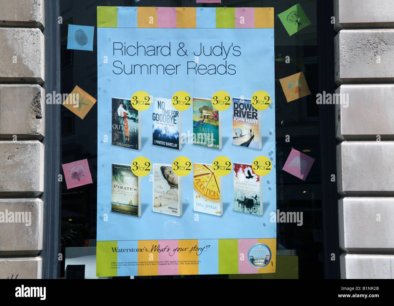 Promotional poster for Richard & Judy's book club Stock Photo Alamy