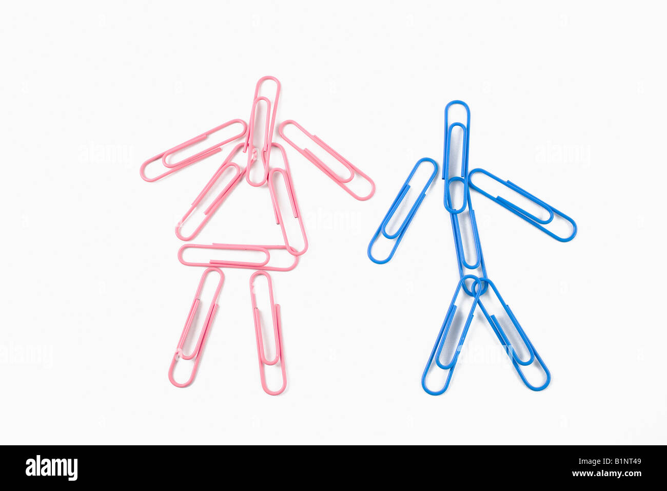Paper Clip People Stock Photo Alamy