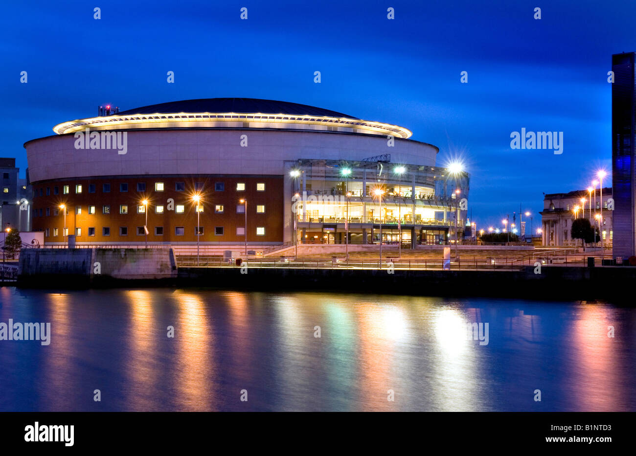 Waterfront Hall Laganside Belfast Northern Ireland Stock Photo