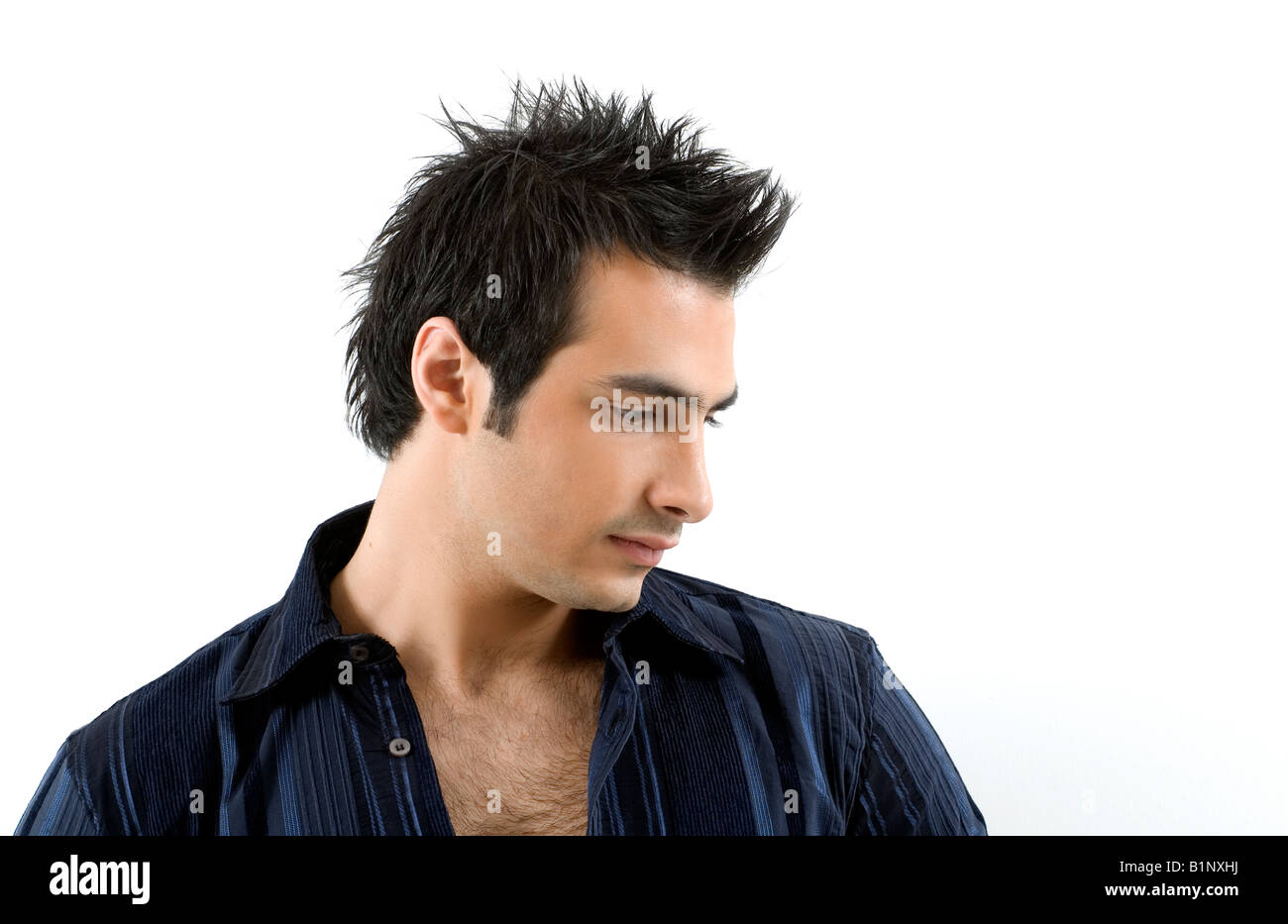 Studio shot male model Cut Out Stock Images & Pictures - Alamy