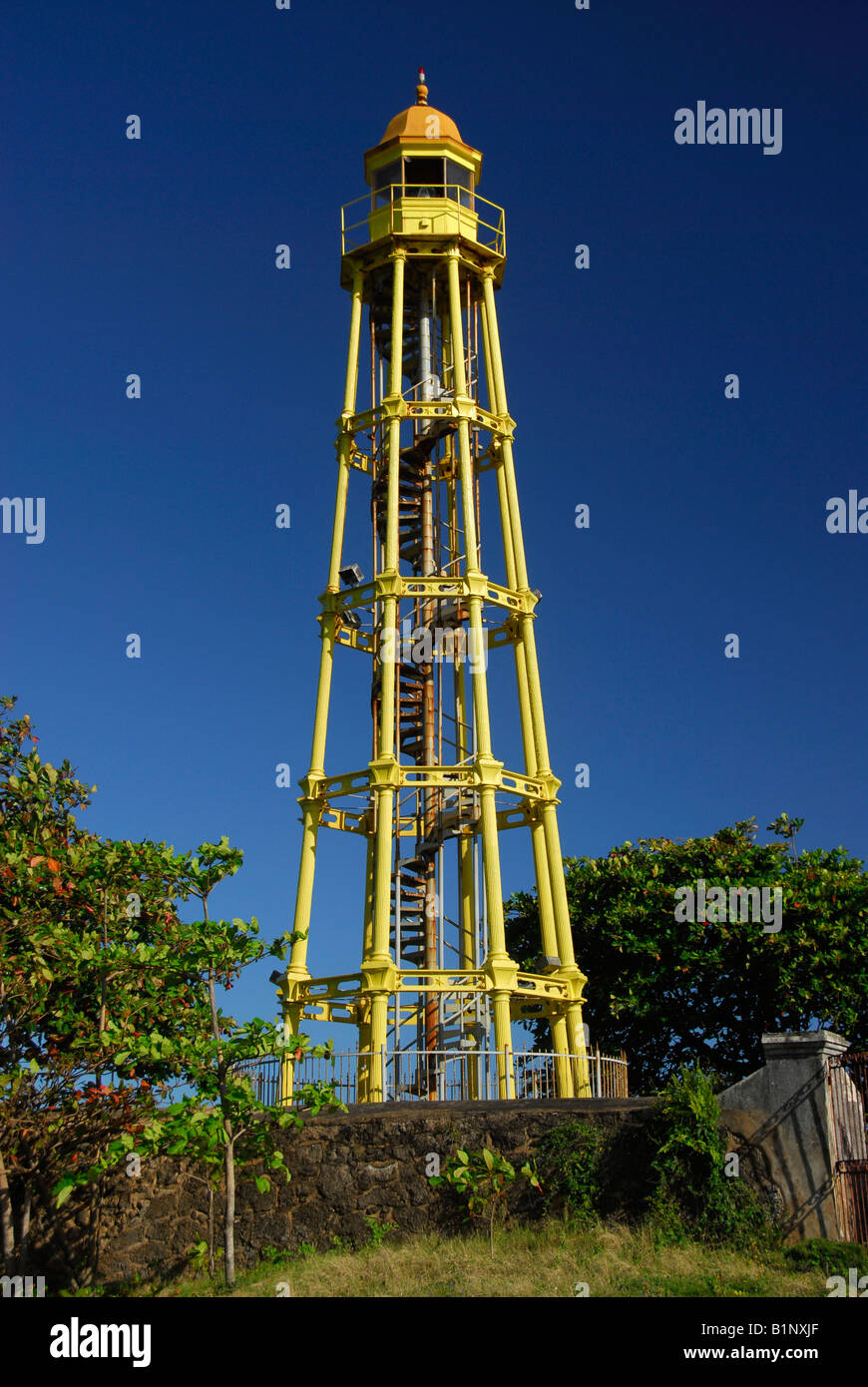 Old lighthouse on the Malecon of Puerto Plata, Dominican Republic Stock