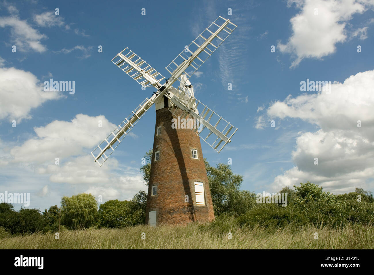 Billingford windmill Harleston near Diss Norfolk UK Stock Photo