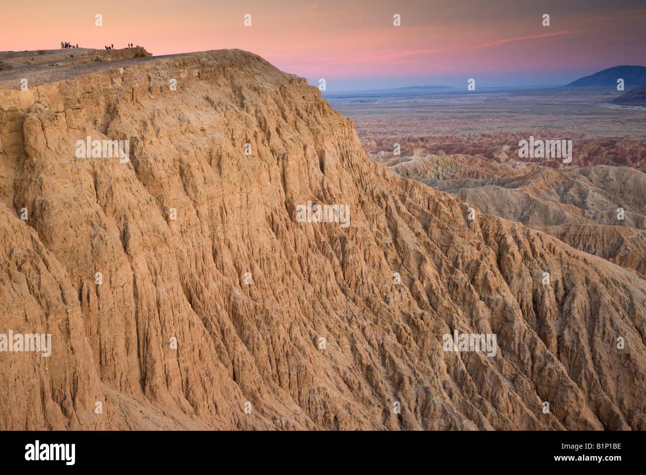 The Badlands from Font s Point Anza Borrego Desert State Park California Stock Photo