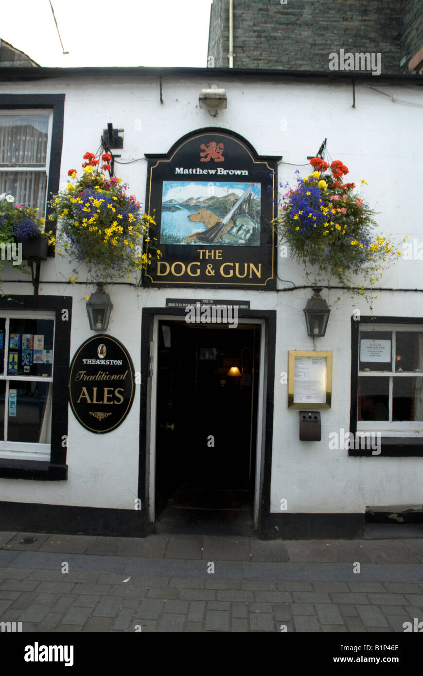 The Dog and Gun, Keswick Stock Photo Alamy
