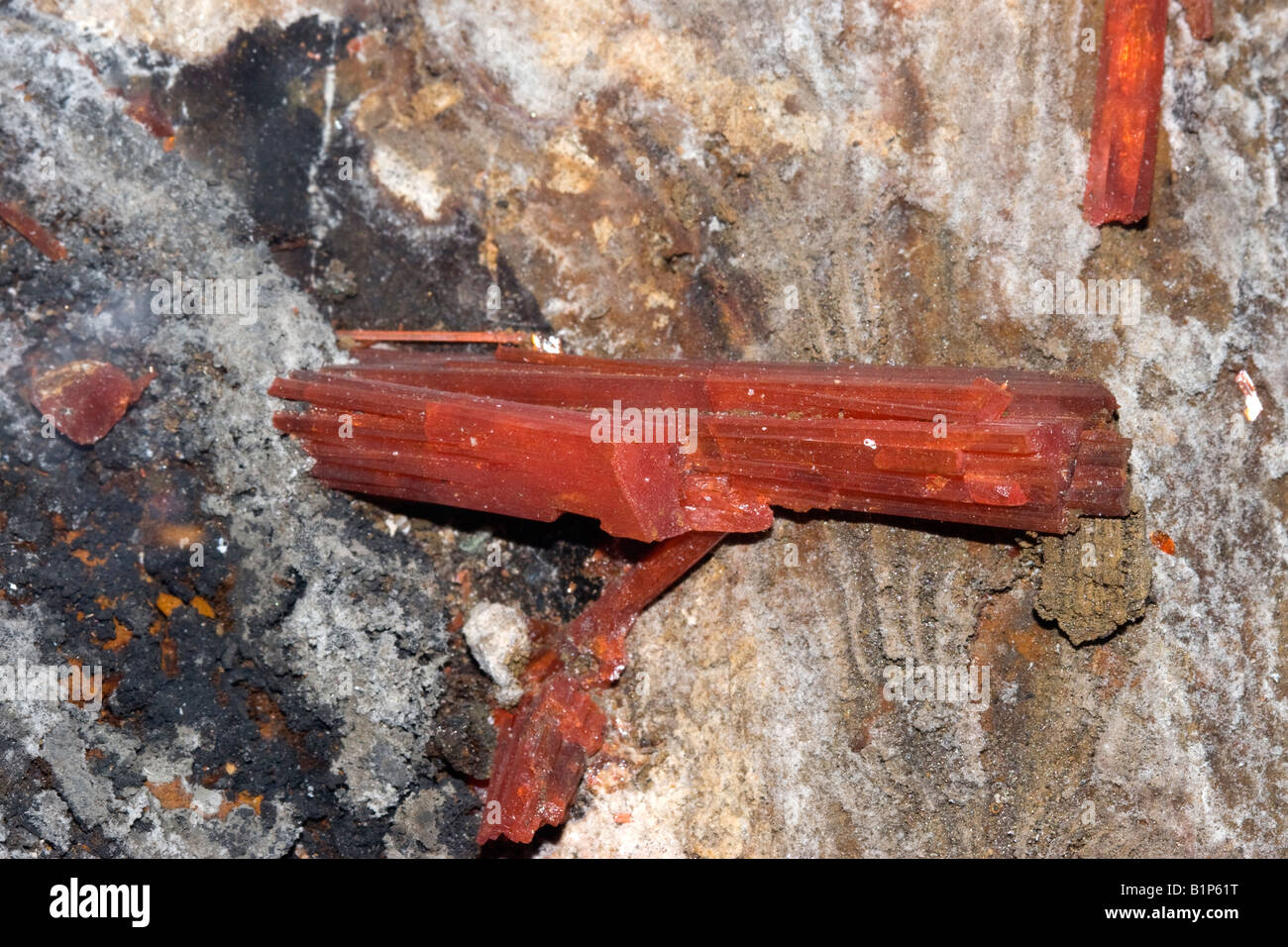 Crocoite, Tasmania, Australia Stock Photo