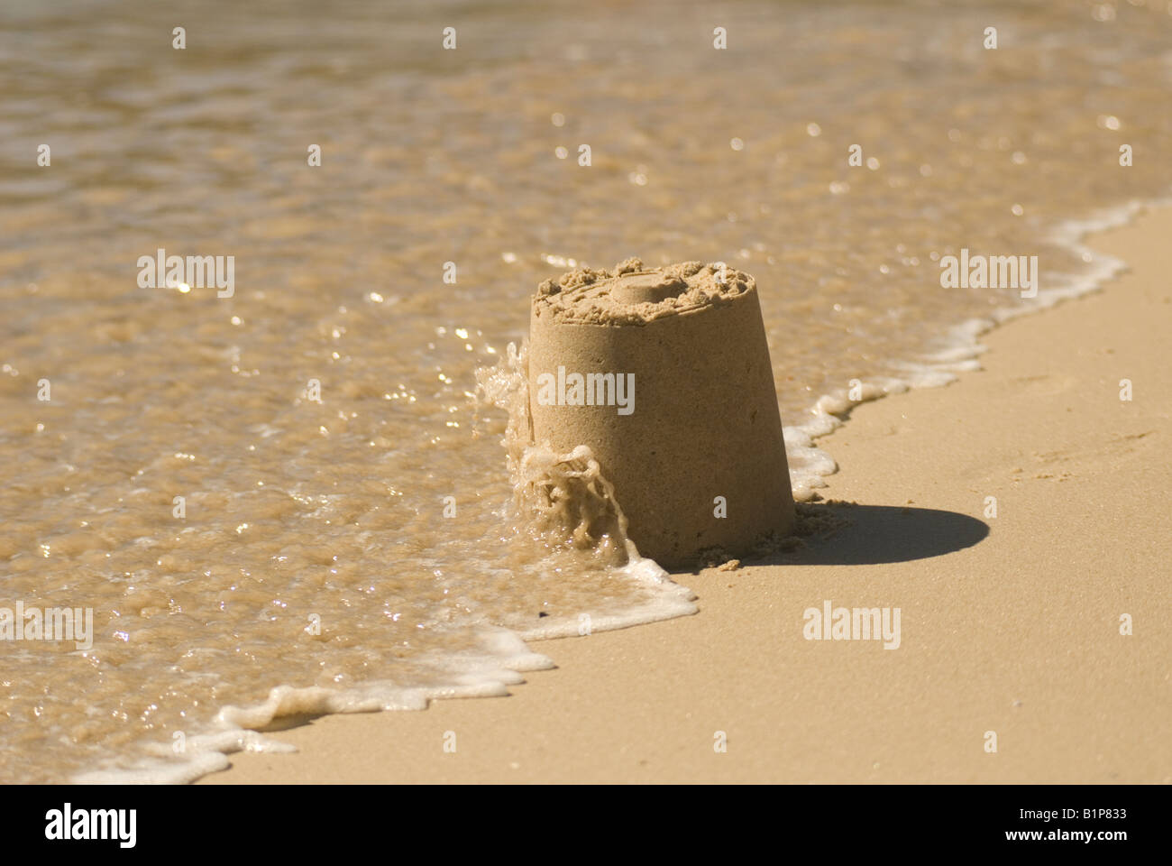 Water erosion sand castle hires stock photography and images Alamy