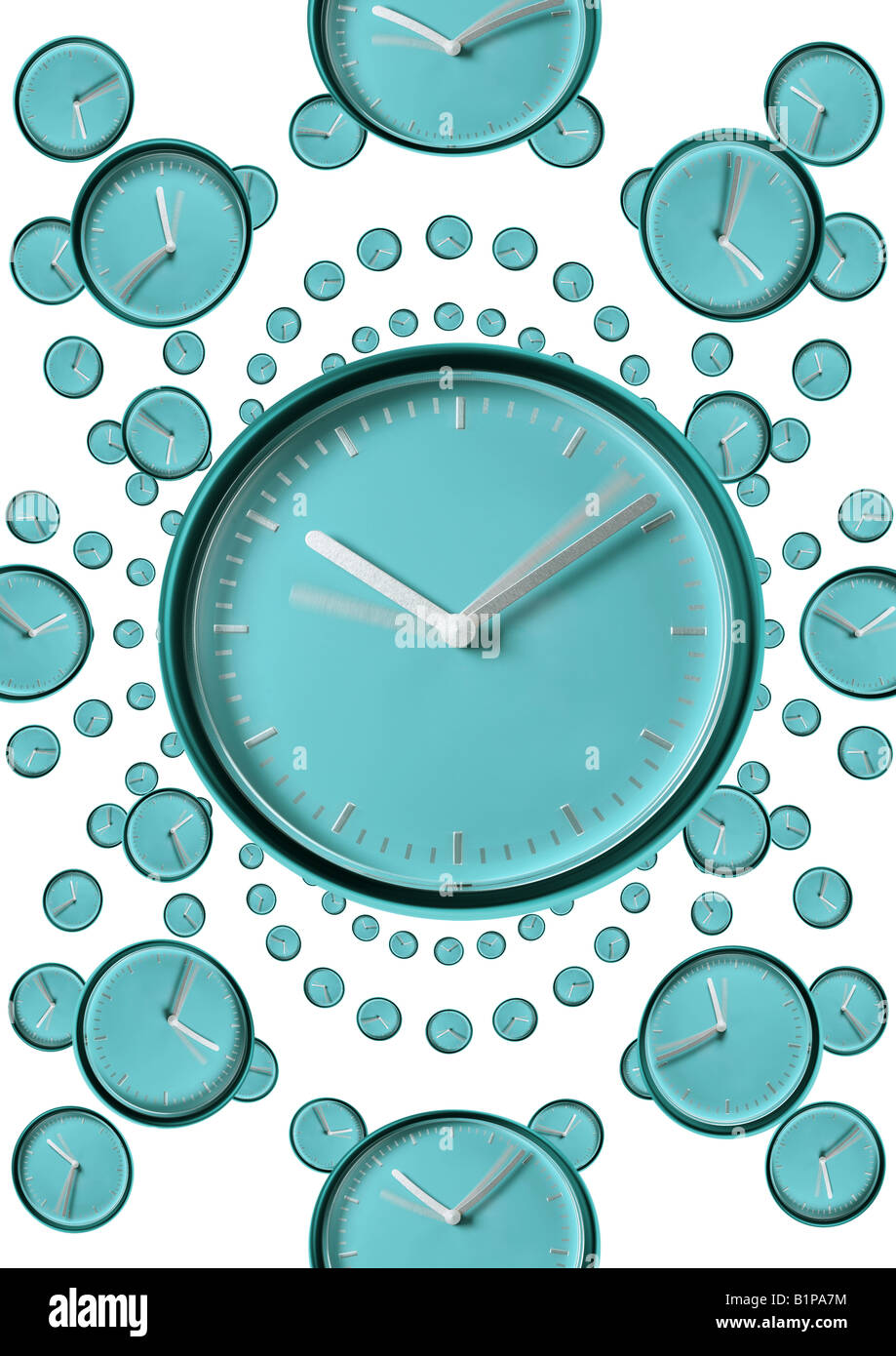 watches clocks stress Uhren Stress Stock Photo