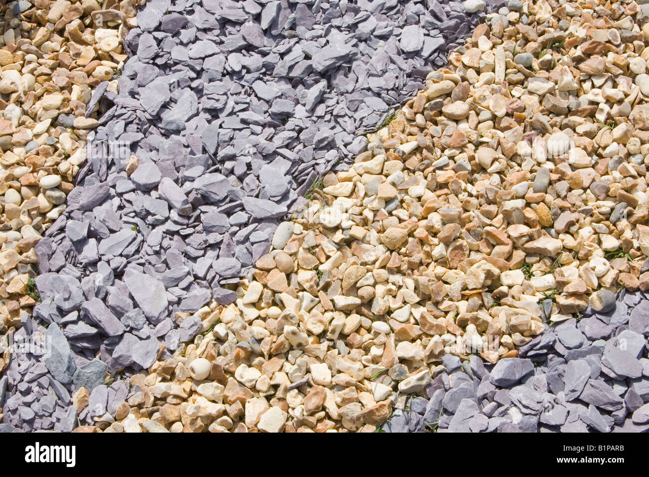 paving in a garden UK Stock Photo Alamy