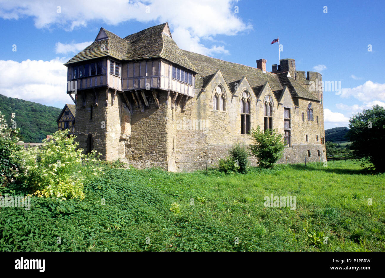 Stokesay Castle Shropshire Welsh Marches 13th century English medieval ...