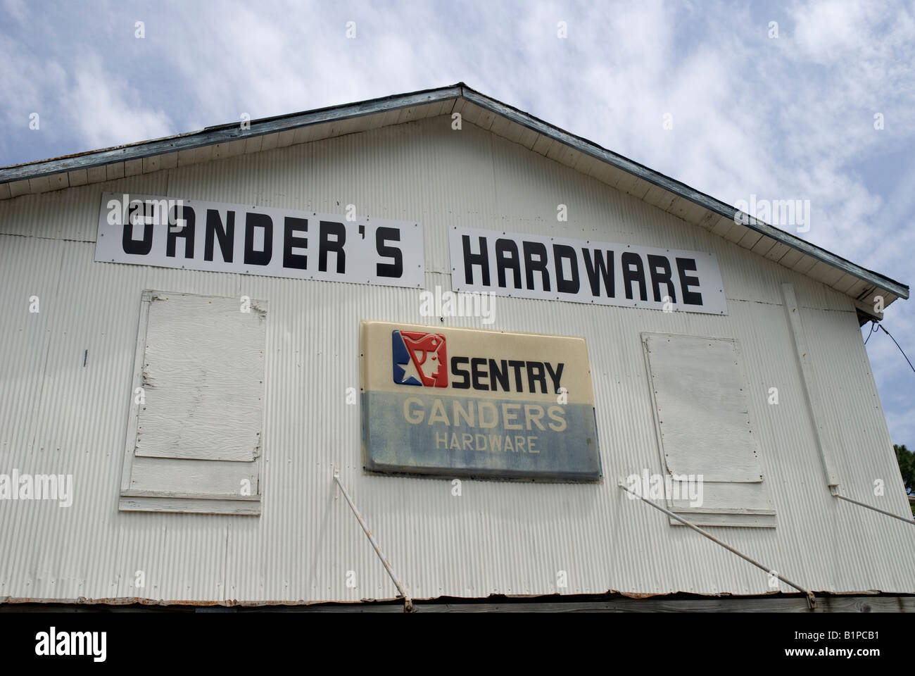 old, abandoned hardware store,Carrabelle,Florida Stock Photo Alamy