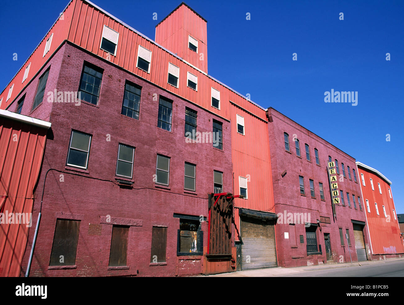 Industrial warehouse buildings, Chelsea, Massachusetts Stock Photo Alamy
