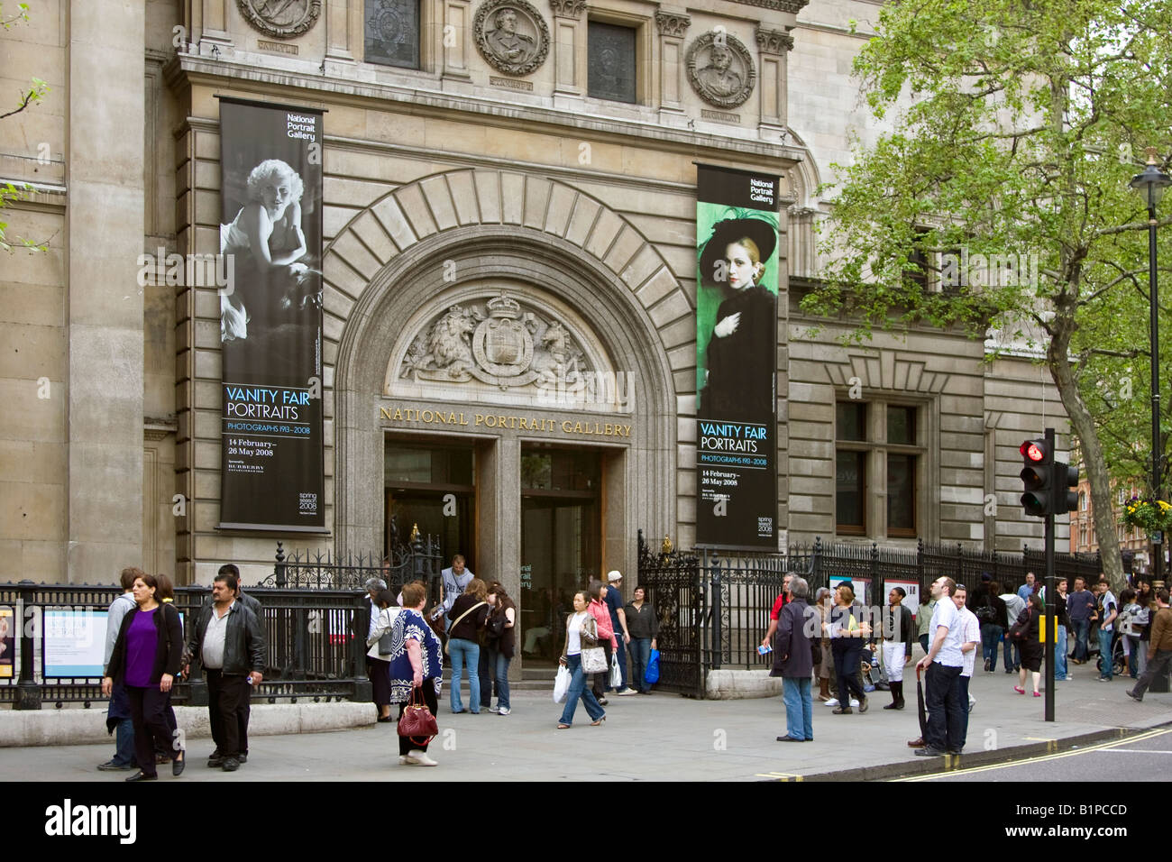 National Portrait Gallery, Trafalgar Square, London England Stock Photo