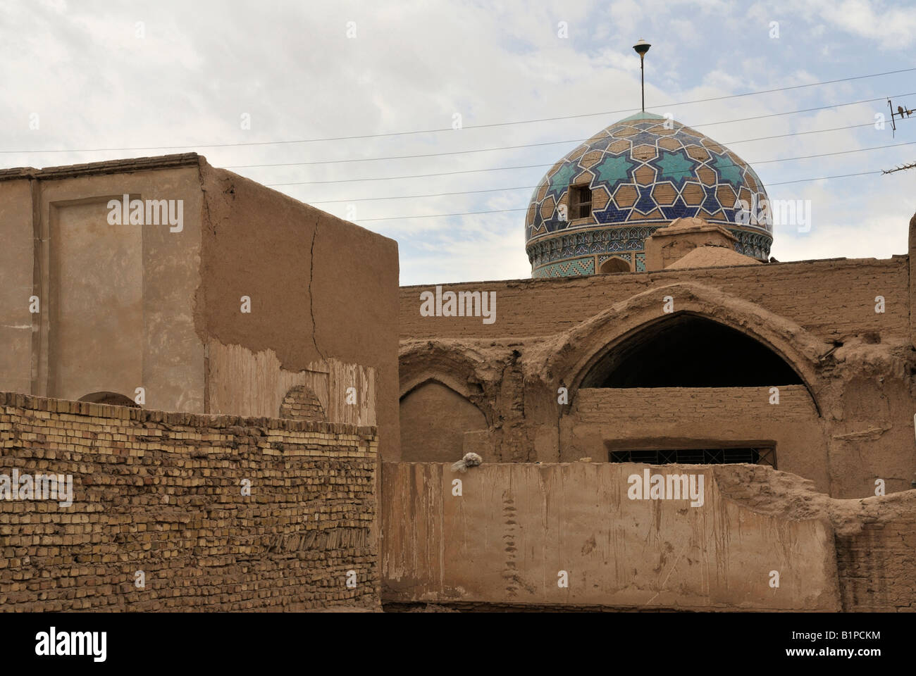 Iran 2006: View over rooftops and dome of the Old city Mosque Iranian ...