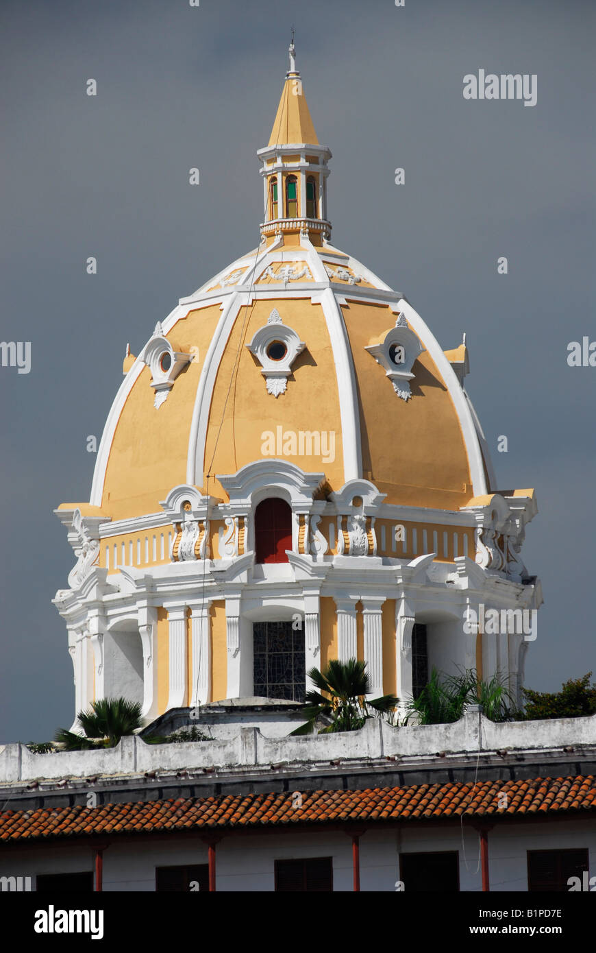 Iglesia de San Pedro Claver, Cartagena de Indias, Colombia, Bolivar Department, South America Stock Photo